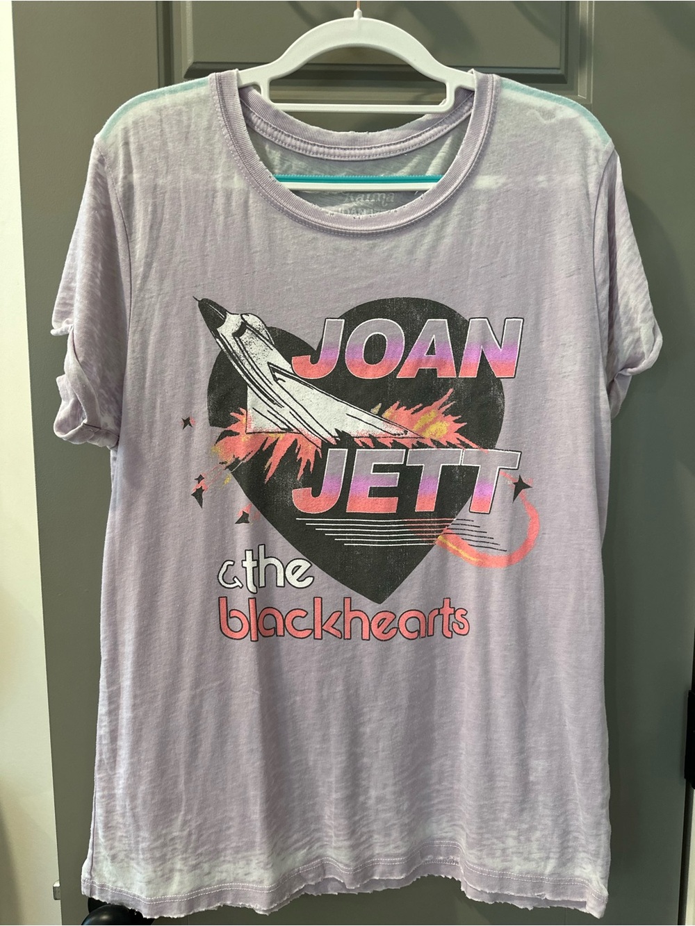 Recycled Karma Pale Lavender Joan Jett & The Blackhearts Graphic Tee